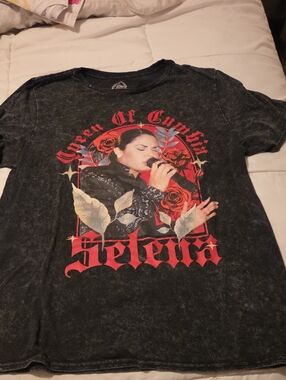 Graphic Short Sleeve Tee - Black with Red Print